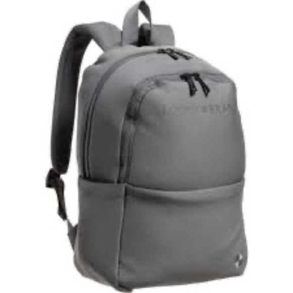 Lucky Brand Globetrotter Backpack Charcoal Gray Neoprene Water Resistant NWT - Picture 1 of 10